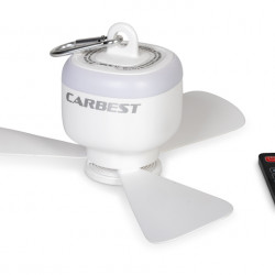 CARBEST LENE ceiling fan with LED light and battery
