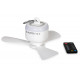 CARBEST LENE ceiling fan with LED light and battery