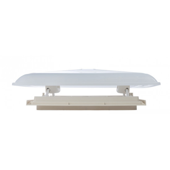 Roof hatch 400 x 400 mm - frosted glass - with roller blind and mosquito net