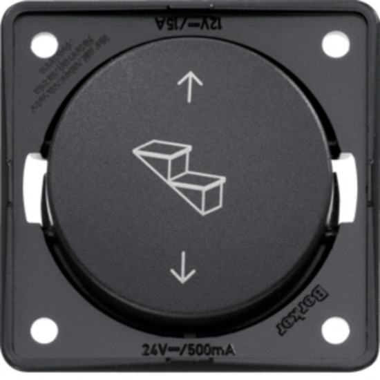 Berker INTEGRO anthracite step rocker switch