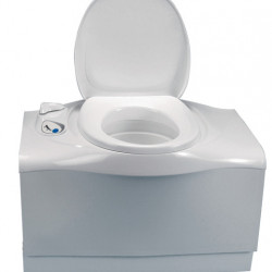 Electric cassette toilet C 403-L - White - Left