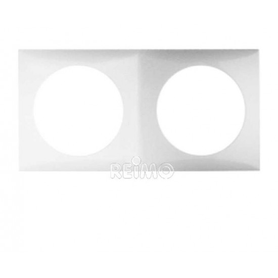 Berker INTEGRO socket frame polar white loose