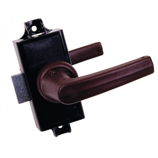 Complete toilet lock, brown