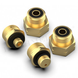 Gas connection kit (Euro)