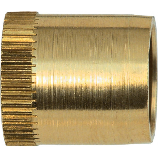 Brass reinforcement sleeve for 8 mm copper gas pipe