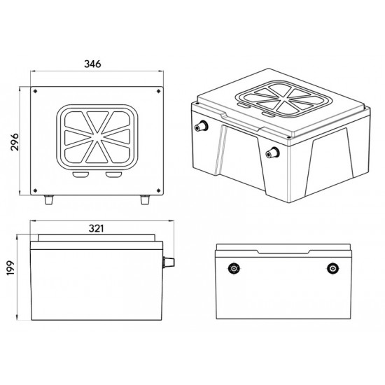 Juice box 300 - 300 Ah