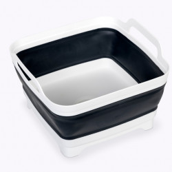 Washing-up bowl with bottom drain - Anthracite/White