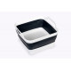 Washing-up bowl with bottom drain - Anthracite/White