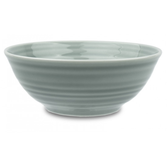 Magnetic porcelain bowl, cyan