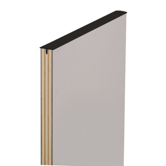 Edge banding T-banding standard 17 mm - Black - 5 m