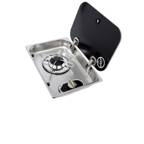 Cooker with glass and ASO - 1-burner