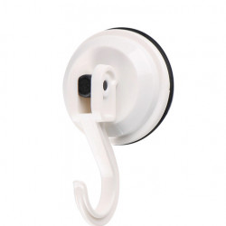 Set of 2 suction hooks, white, Ø58mm