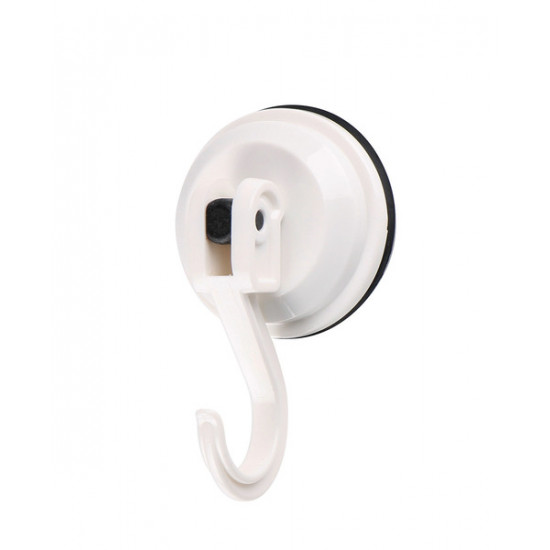 Set of 2 suction hooks, white, Ø58mm