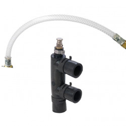 Alde rubber hose with vent and band clamp 600 mm