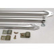Aluminum tension rod/roof support rod 170-260cm, 3-piece