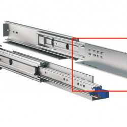 Mounting bracket for full extension - length 559 mm - 2 L-brackets