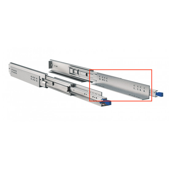 Mounting bracket for full extension - length 559 mm - 2 L-brackets