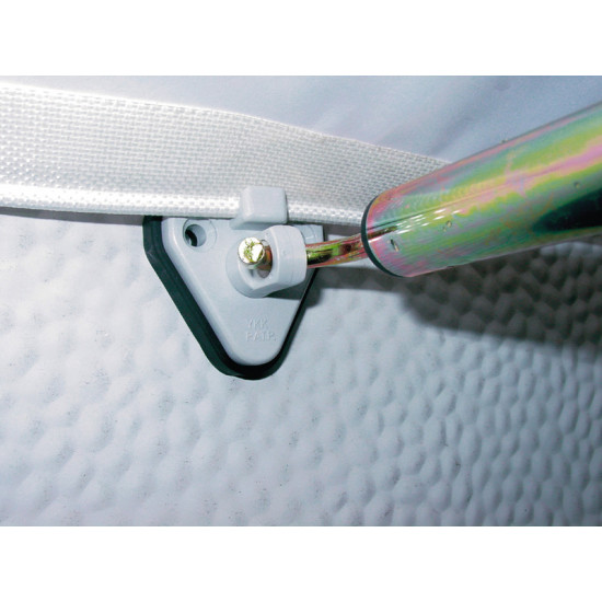 SHS fitting screwless mounting system