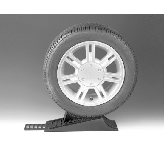 Caravan wheel chock, 3-piece