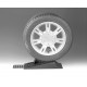 Caravan wheel chock, 3-piece