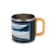HOLIDAY TRAVEL SPIRIT stainless steel mug with wooden handle