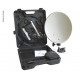 Standard satellite dish, in a Megasat camping case
