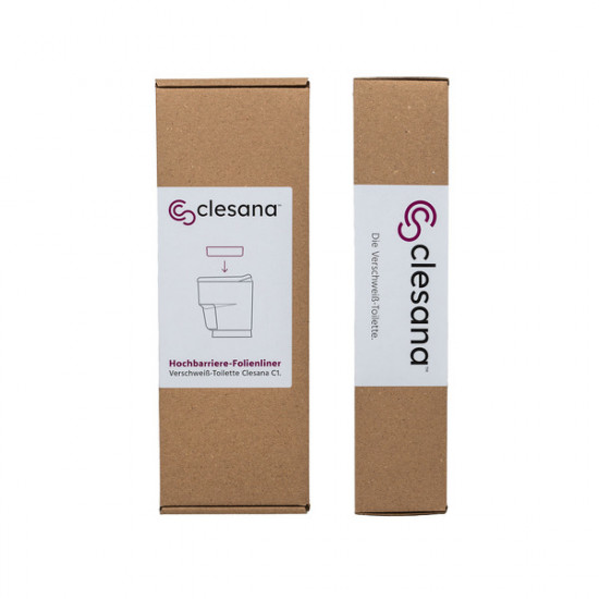 Barrier foil liner for Clesana C1 toilet