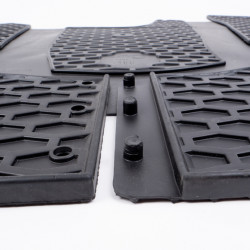 Rubber floor mats for driver's cab - vehicle-specific versions