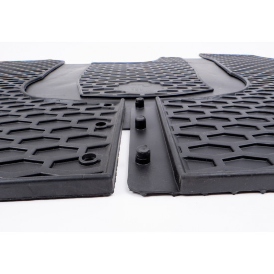 Rubber floor mats for driver's cab - vehicle-specific versions