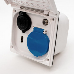 12V socket + HDMI white