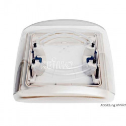 Roof hatch 28x28cm Frame: grey Hood: smoked glass
