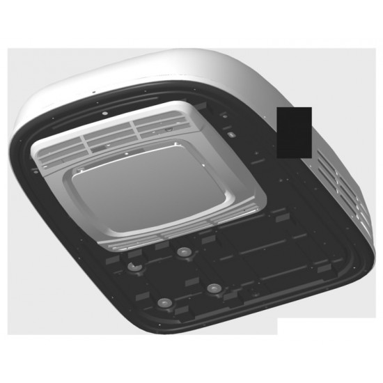 Carbest CoolSky roof air conditioner - 2600W, white