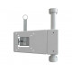 TFT stand, rotatable and tiltable, with blue LED lighting on the left