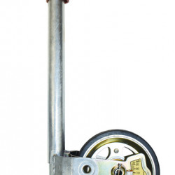 Support wheel 230 x 80 - steel rims - rubber tires - with support load indicator