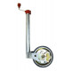 Support wheel 230 x 80 - steel rims - rubber tires - with support load indicator