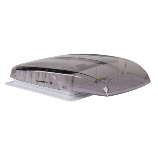 Roof Van Ventilation system 400 x 400 mm 12V Color - Black glass