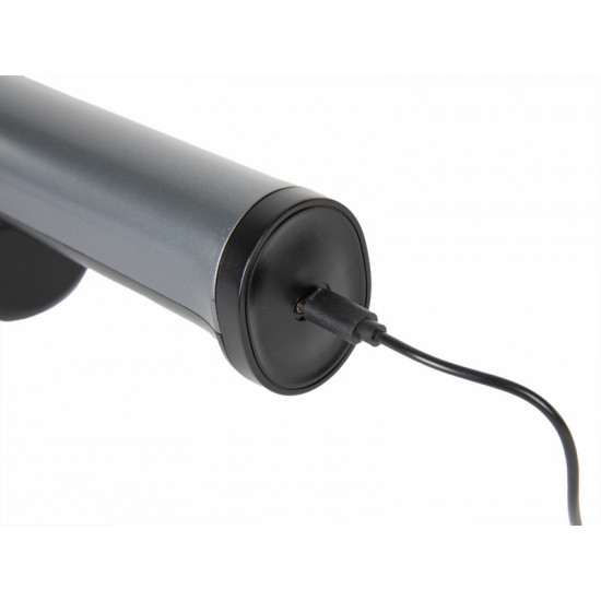 Cordless vacuum cleaner 230 V / 200 W with USB - Silver Grey
