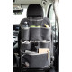 Seat organizer for driver and passenger seats - felt - anthracite