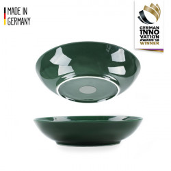 Porcelain Magnetic Food Bowl - Forest Green