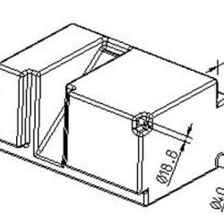 Fresh water tank for Ford Transit from model year 2000 onwards