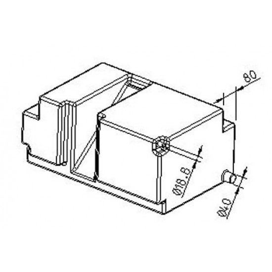 Fresh water tank for Ford Transit from model year 2000 onwards