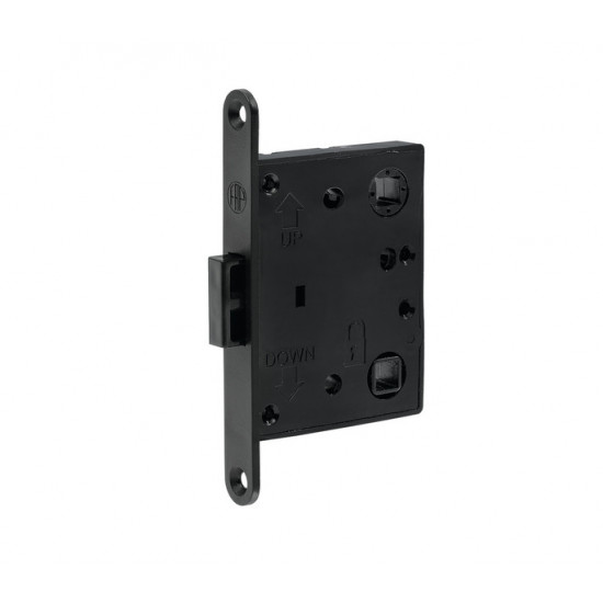 M-Lock mortise latch lock - plastic - black