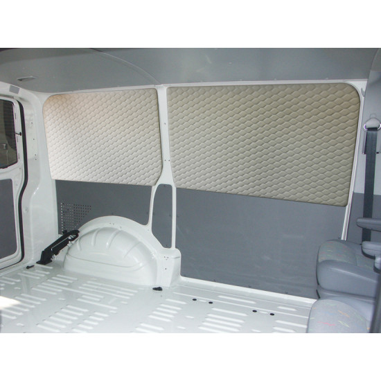 Quilted interior lining for VW T5/T6 buses without windows - For the sliding door with Velcro