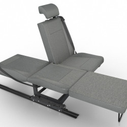 Aguti S2 sleeper bench with integrated headrest G2000