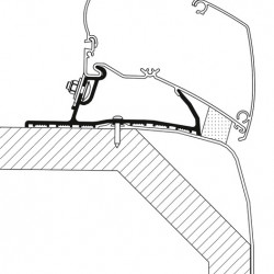 Adapter for Thule Omnistor awning and Laika Ecovip for TO 6300 / 9200