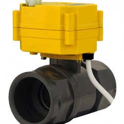 Electric ball valve 1" - 40 mm - plastic
