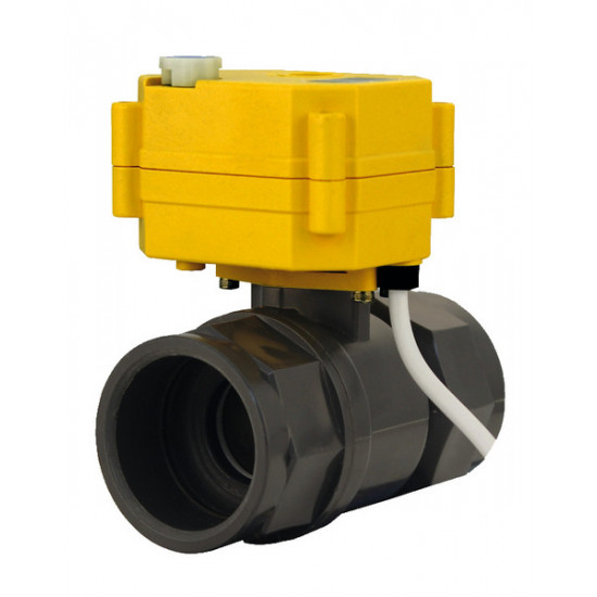 Electric ball valve 1" - 40 mm - plastic
