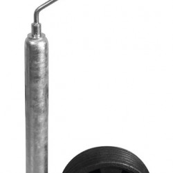 Support wheel 48mm, wheel plastic 210x65