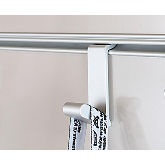 Long hook, silver, 15x24x47mm, suitable for rail 53425