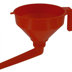 Angled funnel for filling fresh water tanks
